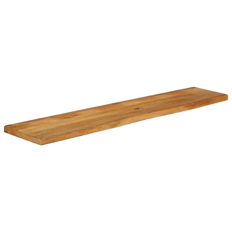 Casa si Gradina - Mobilier - Feronerie si accesorii mobila - Blat de masa contur organic 160x40x3,8 cm lemn masiv de mango, finisaj de stejar - Infinity.ro