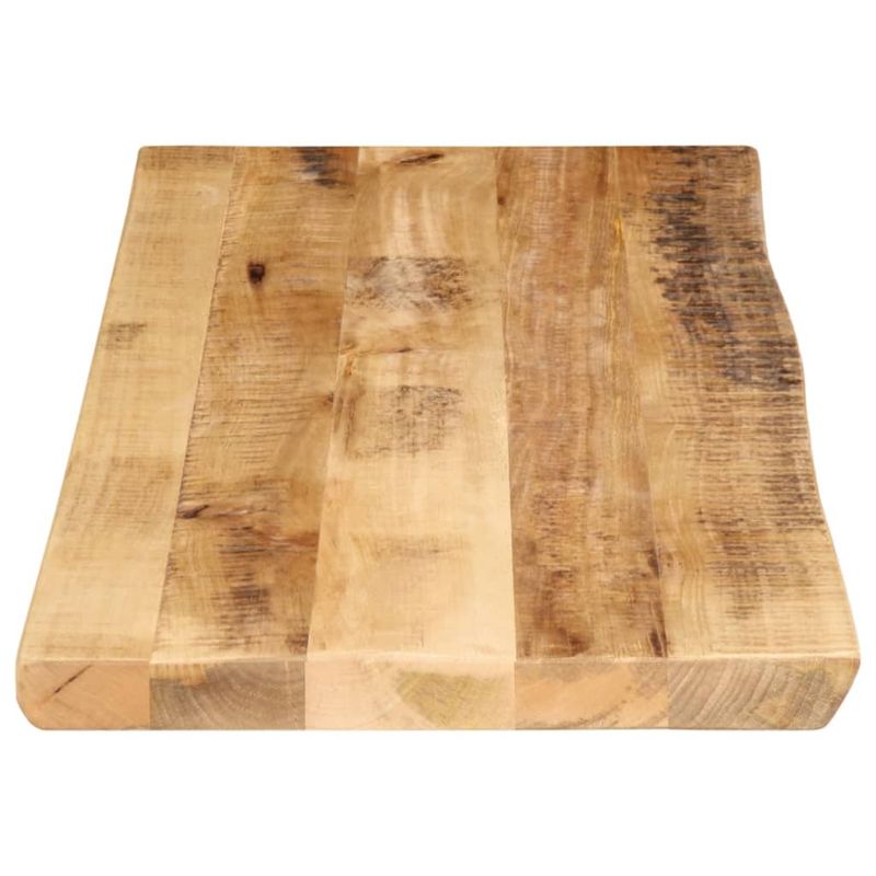 Casa si Gradina - Mobilier - Feronerie si accesorii mobila - Blat de masa contur organic 80x40x3,8 cm lemn masiv mango brut - Infinity.ro