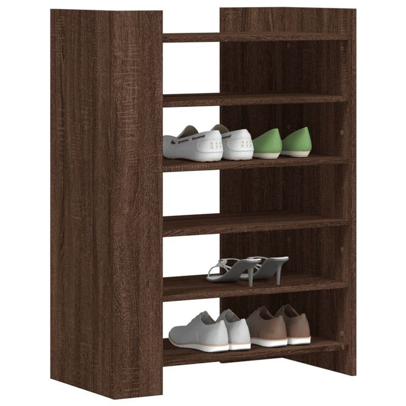 Casa si Gradina - Mobilier - Organizare si depozitare - Organizator incaltaminte - Pantofar, stejar maro, 74,5x37,5x100 cm, lemn compozit - Infinity.ro