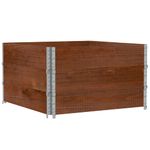 Casa si Gradina - Gradinarit si plante - Plante si ghivece - Ghivece si suporturi - Jardiniera de gradina, maro, 100x100 cm, lemn masiv de pin, mărime 100x100x60.5 cm - Infinity.ro