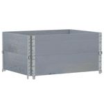 Casa si Gradina - Gradinarit si plante - Plante si ghivece - Ghivece si suporturi - Jardiniera de gradina, 80x60 cm, lemn masiv pin, mărime 80x60x41 cm - Infinity.ro