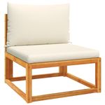 Casa si Gradina - Gradina si terasa - Mobilier exterior - Canapele si fotolii gradina - Set canapele gradina cu perne, 11 piese, lemn masiv acacia - Infinity.ro