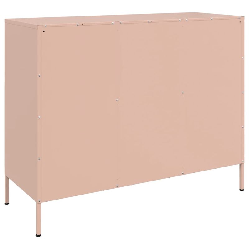 Casa si Gradina/Mobilier/Comode si corpuri/Comode - Dulap, roz, 100,5x39x79 cm, otel laminat la rece - Infinity.ro