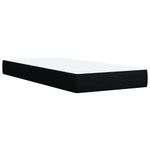Casa si Gradina - Mobilier - Paturi si accesorii - Paturi - Pat box spring cu saltea, negru, 90x200 cm, textil - Infinity.ro