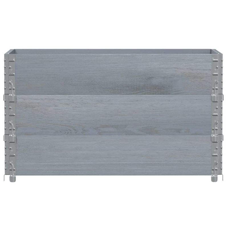 Casa si Gradina - Mobilier - Feronerie si accesorii mobila - Rame pentru paleti 3 buc. gri 100x50 cm lemn masiv de pin - Infinity.ro
