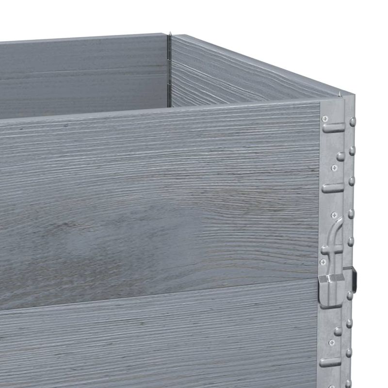 Casa si Gradina - Mobilier - Feronerie si accesorii mobila - Rame pentru paleti 3 buc. gri 100x50 cm lemn masiv de pin - Infinity.ro