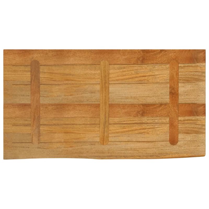 Casa si Gradina - Mobilier - Feronerie si accesorii mobila - Blat de masa contur organic 120x60x3,8 cm lemn masiv de mango, finisaj de stejar - Infinity.ro
