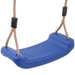 Jucarii, Copii si Bebe - Jucarii si jocuri - Jucarii de exterior - Spatii de joaca si accesorii - Set leagan de exterior, cu leagan, trapez și leagan tip cuib, albastru - Infinity.ro