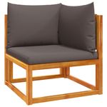 Casa si Gradina - Gradina si terasa - Mobilier exterior - Canapele si fotolii gradina - Set de canapele gradina cu perne, 6 piese, lemn masiv acacia - Infinity.ro