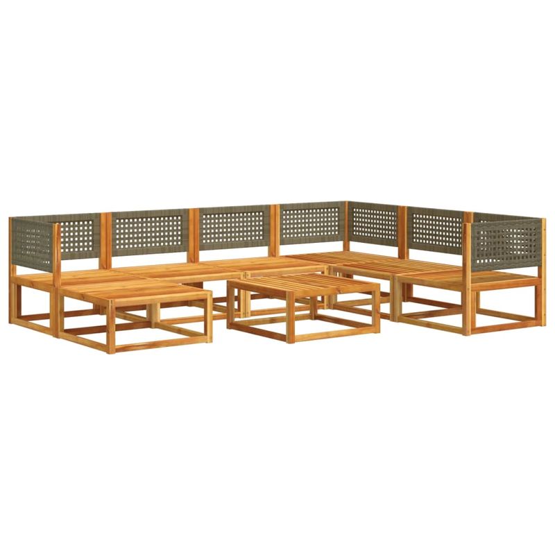 Casa si Gradina - Gradina si terasa - Mobilier exterior - Seturi mobila gradina - Set de canapele de gradina cu perne, 8 piese, lemn masiv acacia - Infinity.ro