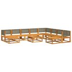 Casa si Gradina - Gradina si terasa - Mobilier exterior - Seturi mobila gradina - Set canapele gradina cu perne, 11 piese, lemn masiv acacia - Infinity.ro