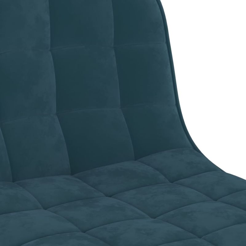 Casa si Gradina - Mobilier - Scaune si fotolii - Scaune - Scaune de bar, 2 buc., albastru, catifea - Infinity.ro