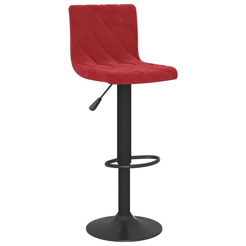Casa si Gradina - Mobilier - Scaune si fotolii - Scaune - Scaune de bar, 2 buc., rosu vin, catifea - Infinity.ro