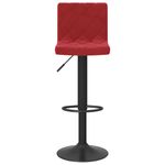 Casa si Gradina - Mobilier - Scaune si fotolii - Scaune - Scaune de bar, 2 buc., rosu vin, catifea - Infinity.ro