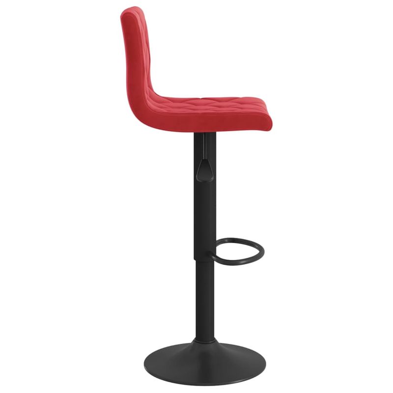 Casa si Gradina - Mobilier - Scaune si fotolii - Scaune - Scaune de bar, 2 buc., rosu vin, catifea - Infinity.ro