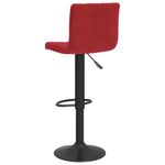 Casa si Gradina - Mobilier - Scaune si fotolii - Scaune - Scaune de bar, 2 buc., rosu vin, catifea - Infinity.ro