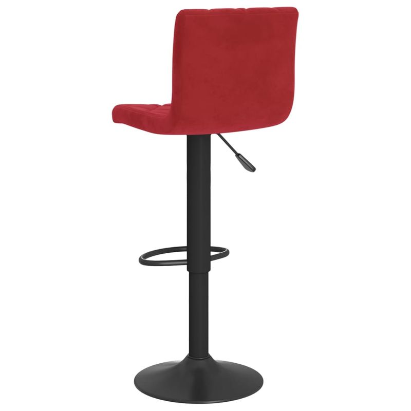 Casa si Gradina - Mobilier - Scaune si fotolii - Scaune - Scaune de bar, 2 buc., rosu vin, catifea - Infinity.ro