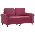 Casa si Gradina - Mobilier - Seturi de mobilier - Seturi living - Set canapele cu perne, 4 piese, rosu vin, catifea - Infinity.ro