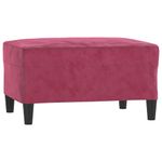 Casa si Gradina - Mobilier - Seturi de mobilier - Seturi living - Set canapele cu perne, 4 piese, rosu vin, catifea - Infinity.ro