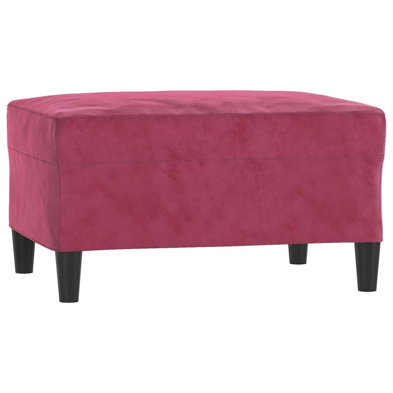 Casa si Gradina - Mobilier - Seturi de mobilier - Seturi living - Set canapele cu perne, 4 piese, rosu vin, catifea - Infinity.ro