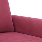 Casa si Gradina - Mobilier - Seturi de mobilier - Seturi living - Set canapele cu perne, 4 piese, rosu vin, catifea - Infinity.ro