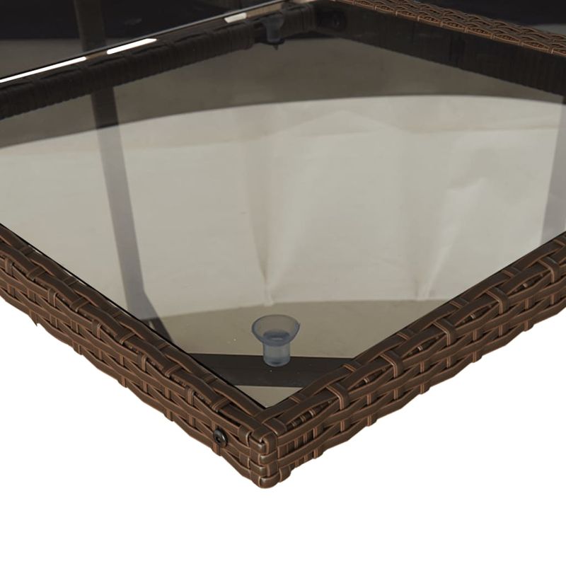 Casa si Gradina - Gradina si terasa - Mobilier exterior - Seturi mobila gradina - Set mobilier de gradina cu perne, 11 piese, maro, poliratan - Infinity.ro