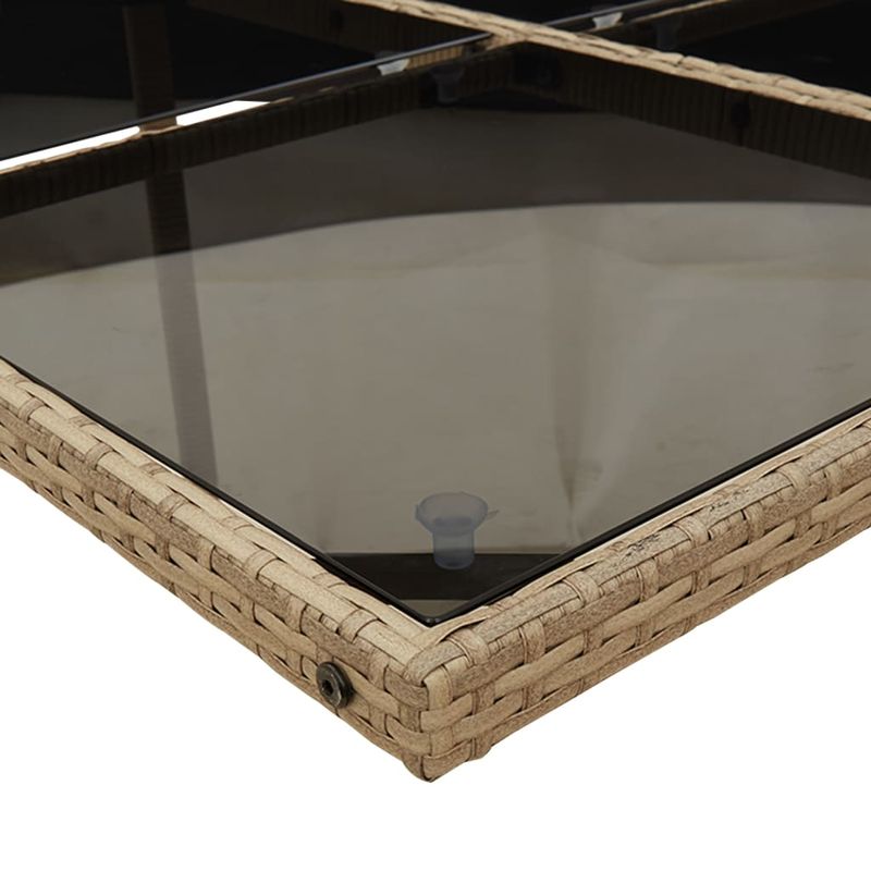 Casa si Gradina - Gradina si terasa - Mobilier exterior - Seturi mobila gradina - Set mobilier de gradina cu perne, 5 piese, bej, poliratan - Infinity.ro