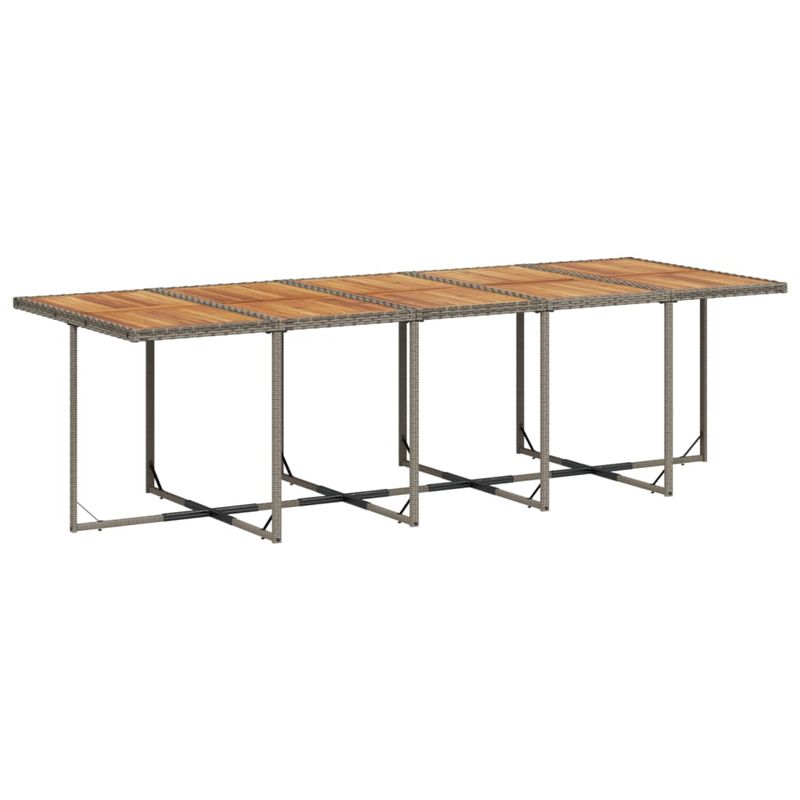 Casa si Gradina - Gradina si terasa - Mobilier exterior - Seturi mobila gradina - Set mobilier de gradina cu perne, 11 piese, gri, poliratan - Infinity.ro