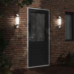 Casa si Gradina - Corpuri si surse de iluminat - Iluminat exterior - Instalatii luminoase exterior - Corpuri de iluminat exterior de perete 2 buc argintiu otel inox - Infinity.ro