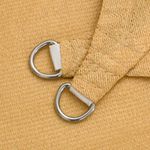 Casa si Gradina - Gradina si terasa - Umbrele si pavilioane - Umbrele - Panza parasolar, nisipiu, 2,5x2,5 m, patrat, 160 g/m², HDPE - Infinity.ro