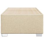 Casa si Gradina - Mobilier - Paturi si accesorii - Paturi - Cadru de pat, crem, 90x190 cm, material textil - Infinity.ro