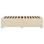 Casa si Gradina - Mobilier - Paturi si accesorii - Paturi - Cadru de pat, crem, 90x190 cm, material textil - Infinity.ro