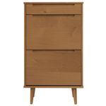Casa si Gradina - Mobilier - Organizare si depozitare - Organizator incaltaminte - Pantofar "MOLDE", maro, 59,5x35x103 cm, lemn masiv de pin - Infinity.ro