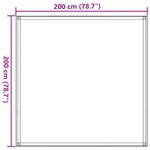 Sport si Outdoor - Camping - Accesorii corturi - Covor pentru cort, verde deschis, 200x200 cm, HDPE - Infinity.ro