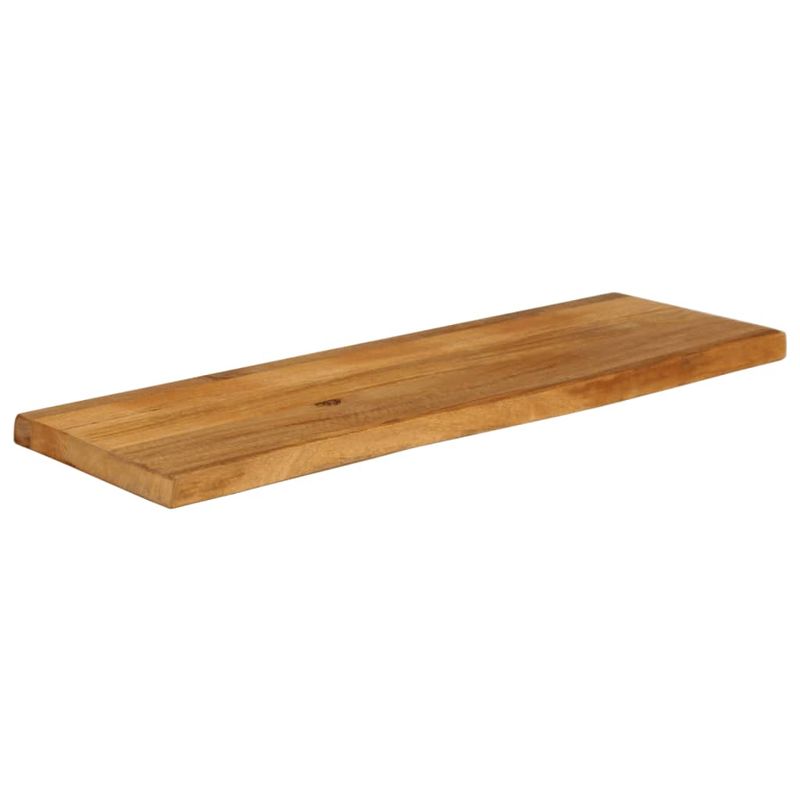 Casa si Gradina - Mobilier - Feronerie si accesorii mobila - Blat de masa contur organic 100x20x2,5 cm lemn masiv de mango, finisaj de stejar - Infinity.ro