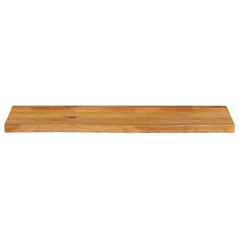 Casa si Gradina - Mobilier - Feronerie si accesorii mobila - Blat de masa contur organic 100x20x2,5 cm lemn masiv de mango, finisaj de stejar - Infinity.ro