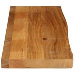 Casa si Gradina - Mobilier - Feronerie si accesorii mobila - Blat de masa contur organic 100x20x2,5 cm lemn masiv de mango, finisaj de stejar - Infinity.ro