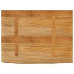 Casa si Gradina - Mobilier - Feronerie si accesorii mobila - Blat de masa contur organic 80x60x3,8 cm lemn masiv de mango, finisaj de stejar - Infinity.ro