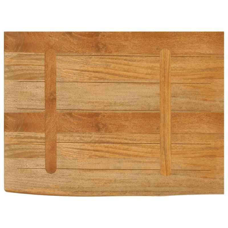 Casa si Gradina - Mobilier - Feronerie si accesorii mobila - Blat de masa contur organic 80x60x3,8 cm lemn masiv de mango, finisaj de stejar - Infinity.ro