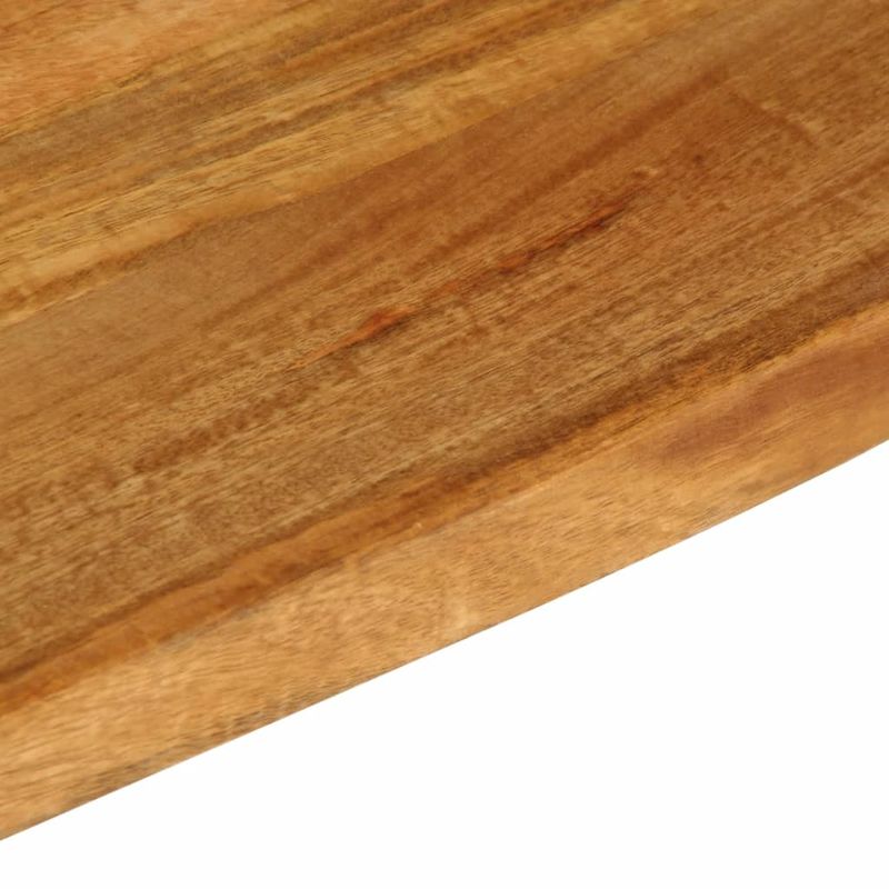 Casa si Gradina - Mobilier - Feronerie si accesorii mobila - Blat de masa contur organic 80x60x3,8 cm lemn masiv de mango, finisaj de stejar - Infinity.ro