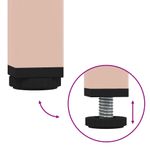 Casa si Gradina - Mobilier - Comode si corpuri - Noptiere - Noptiere, 2 buc., roz, 36x39x50,5 cm, otel laminat la rece - Infinity.ro