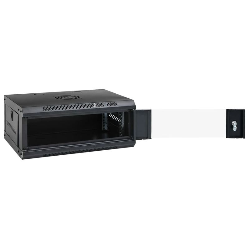 PC, gaming si accesorii - Servere - Cabinete metalice - Dulap de server montat pe perete, 4U, 19" IP20, 53x40x21 cm, negru - Infinity.ro