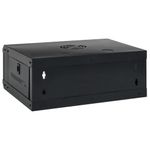 PC, gaming si accesorii - Servere - Cabinete metalice - Dulap de server montat pe perete, 4U, 19" IP20, 53x40x21 cm, negru - Infinity.ro