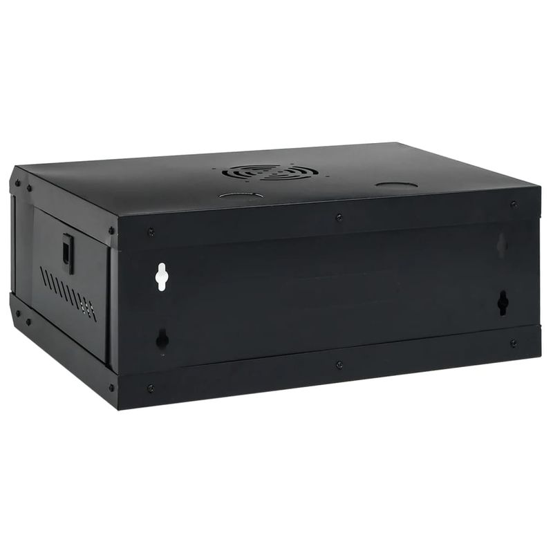 PC, gaming si accesorii - Servere - Cabinete metalice - Dulap de server montat pe perete, 4U, 19" IP20, 53x40x21 cm, negru - Infinity.ro