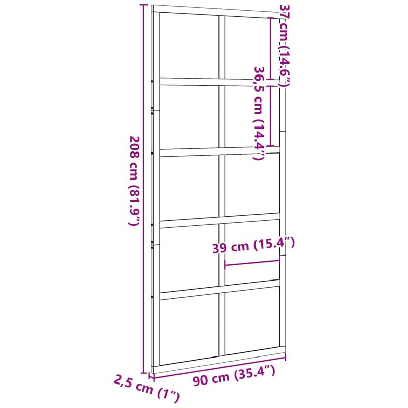 Casa si Gradina - Constructii - Usi interior, exterior si garaj - Usi interior - Usa de hambar, 90x208 cm, lemn masiv de pin - Infinity.ro