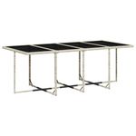 Casa si Gradina - Gradina si terasa - Mobilier exterior - Seturi mobila gradina - Set mobilier de gradina cu perne 13 piese gri deschis poliratan - Infinity.ro