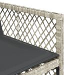 Casa si Gradina - Gradina si terasa - Mobilier exterior - Seturi mobila gradina - Set mobilier de gradina cu perne 13 piese gri deschis poliratan - Infinity.ro