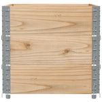 Casa si Gradina - Mobilier - Feronerie si accesorii mobila - Rame pentru paleti, 3 buc., 80 x 60 cm, lemn masiv de pin - Infinity.ro