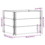 Casa si Gradina - Mobilier - Feronerie si accesorii mobila - Rame pentru paleti, 3 buc., 80 x 60 cm, lemn masiv de pin - Infinity.ro