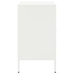 Casa si Gradina - Mobilier - Comode si corpuri - Noptiere - Noptiera, alb, 36x39x68 cm, otel laminat la rece - Infinity.ro